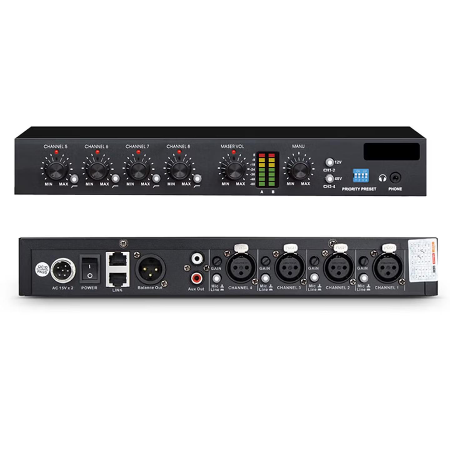 WS-JX04 四路智能混音器